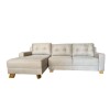 Juego Living esquinero EROS Tipo Chaise Beige Tostado Izquierdo Juego Living esquinero EROS Tipo Chaise Beige Tostado Izquierdo
