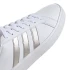 Championes de Mujer Adidas Grand Court Base 2.0 Blanco - Plateado