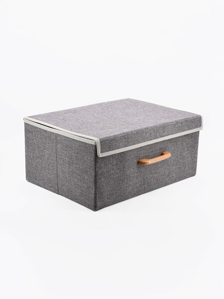 ORGANIZADOR TIPO CAJA TAPA GRIS