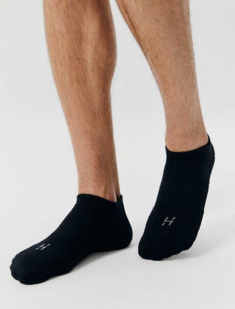KIT CON 3 PARES DE MEDIAS ELASTIZADAS NEGRO