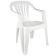 Silla Bela Vista con apoya brazos BLANCO