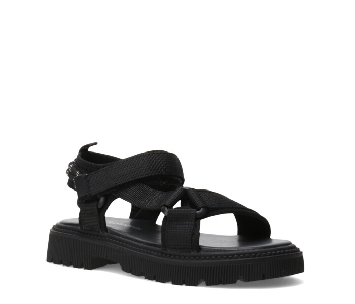 Sandalias de Niña MINI Miss Carol Califa Con Tiras Negro