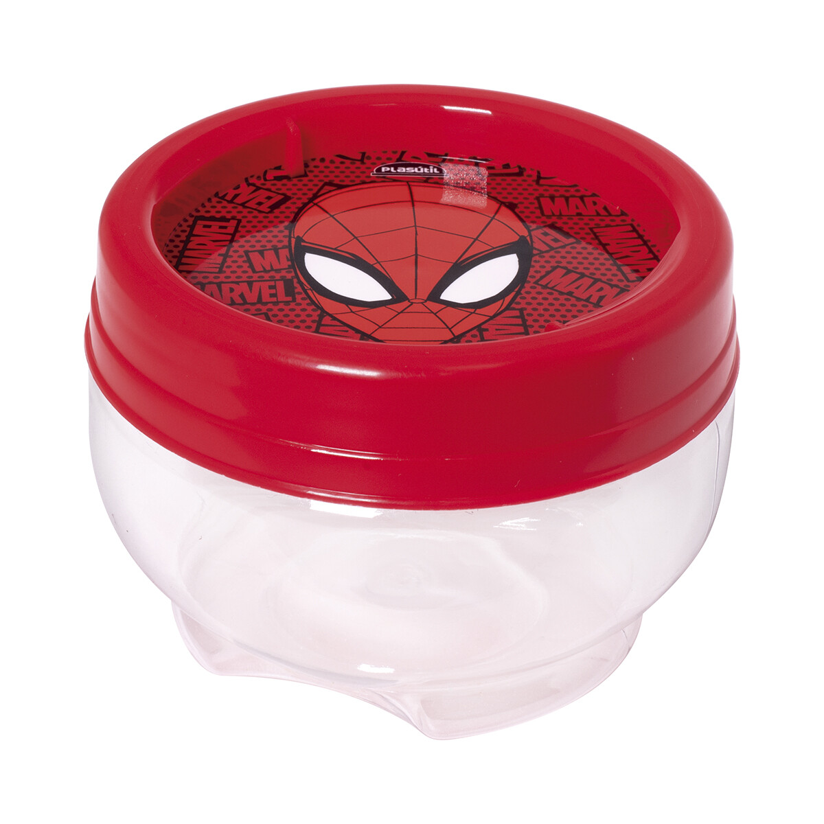 Pote Apilable con Traba Spiderman 155 ml 