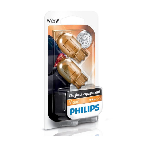 LAMPARA - 12V WY21W AMBAR BLISTER X2 PHILIPS LAMPARA - 12V WY21W AMBAR BLISTER X2 PHILIPS