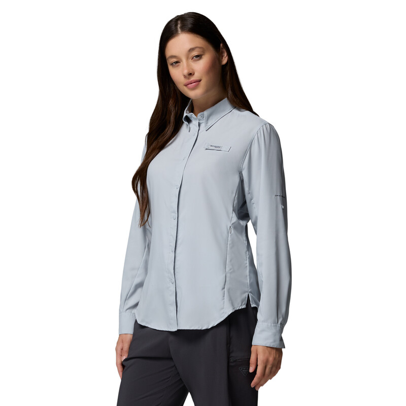 Camisa Tamiami II LS Mujer TRADEWINDS GREY