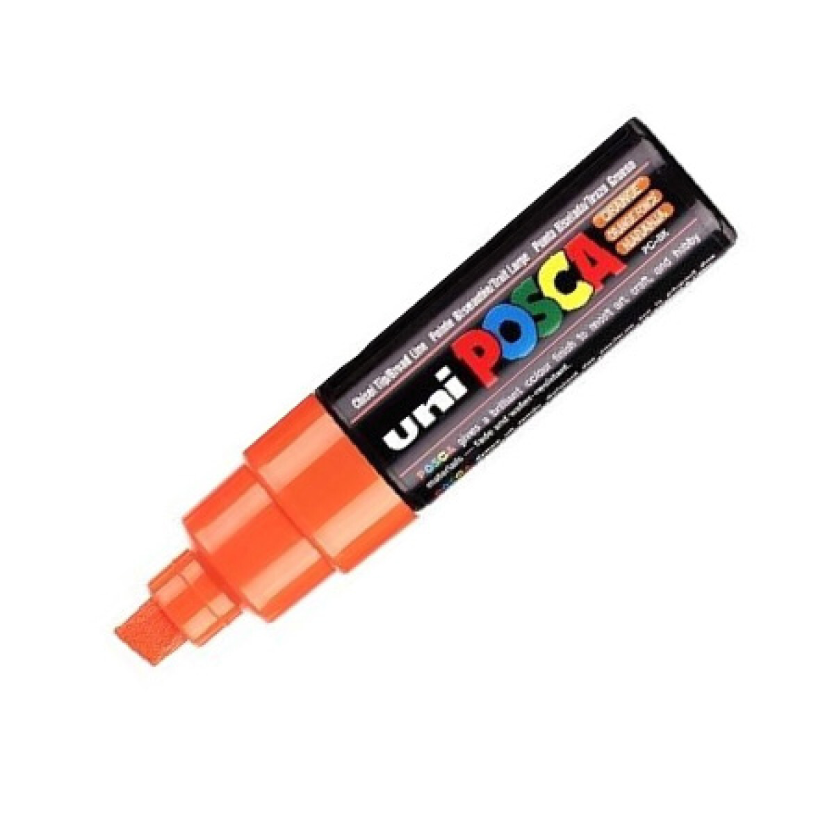 MARCADOR UNI POSCA 8 MM NARANJA FLUO 