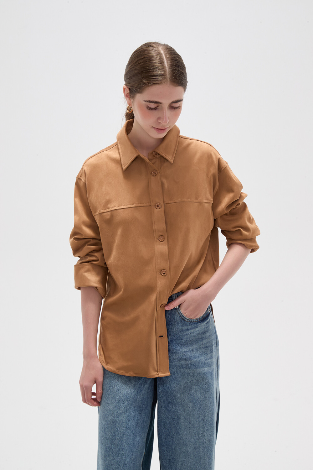 Chaqueta Tanasia Beige Oscuro