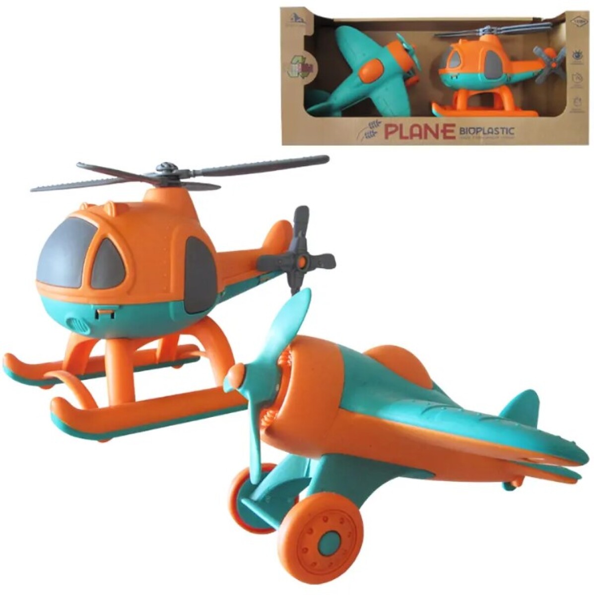 Set Infantil Avioneta y Helicóptero 