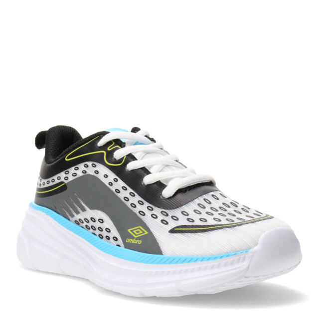 Championes Infantiles Umbro Fenix Junior Blanco - Gris - Celeste