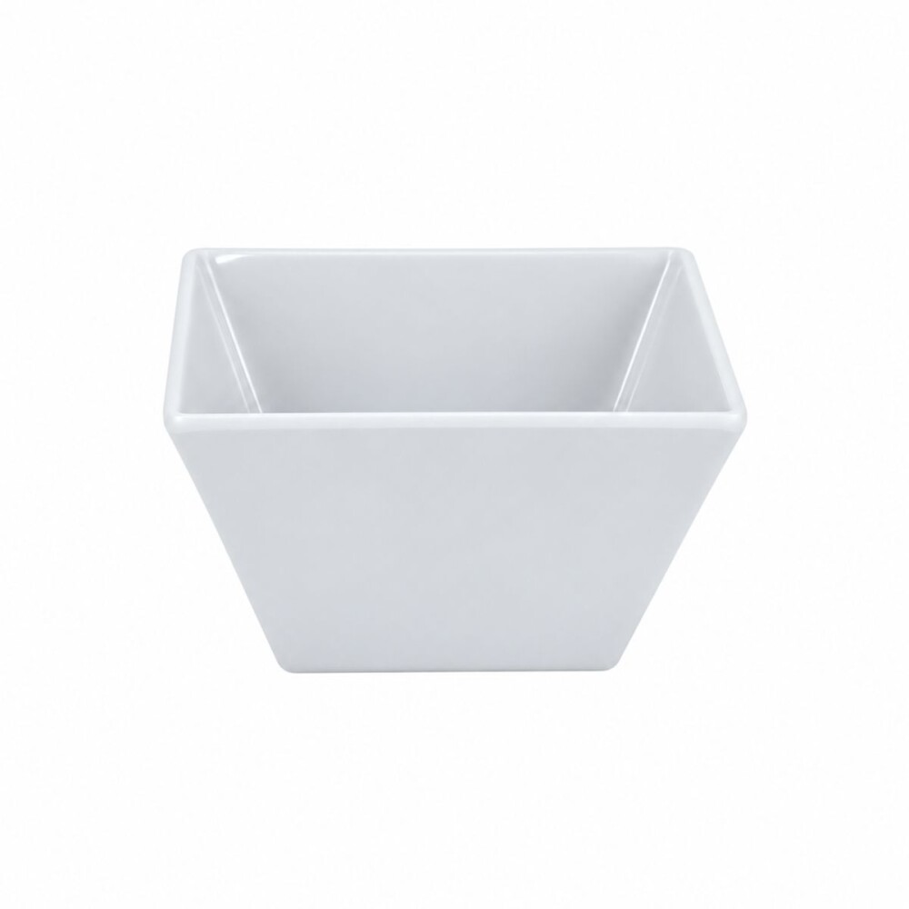 Bowl cuadrado melamina blanca 10x6 cm Bowl cuadrado melamina blanca 10x6 cm