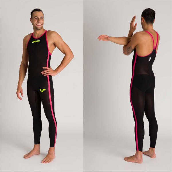 Malla Traje De Aguas Abiertas Para Hombre Arena Powerskin R-Evo+ Open Water Closed Back Negro