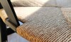 Silla Wishbone - Madera de Haya y Rattan natural Negro