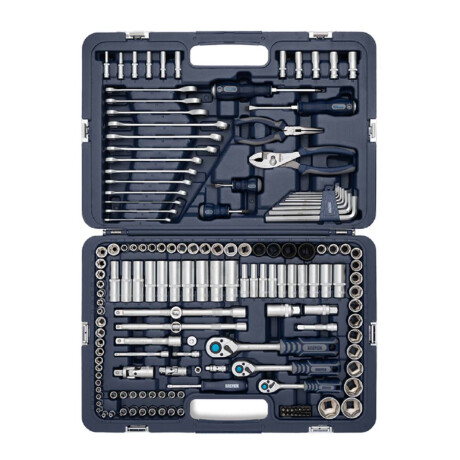 Kit de Juego de Tubo Bremen 1/4 3/8 1/2 llaves combinadas 160 Piezas