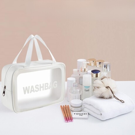 Organizador impermeable para valija WASHBAG Blanco