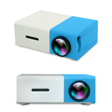 Mini Proyector Led Hd 1080P 1300MAH Portatil AMARILLO