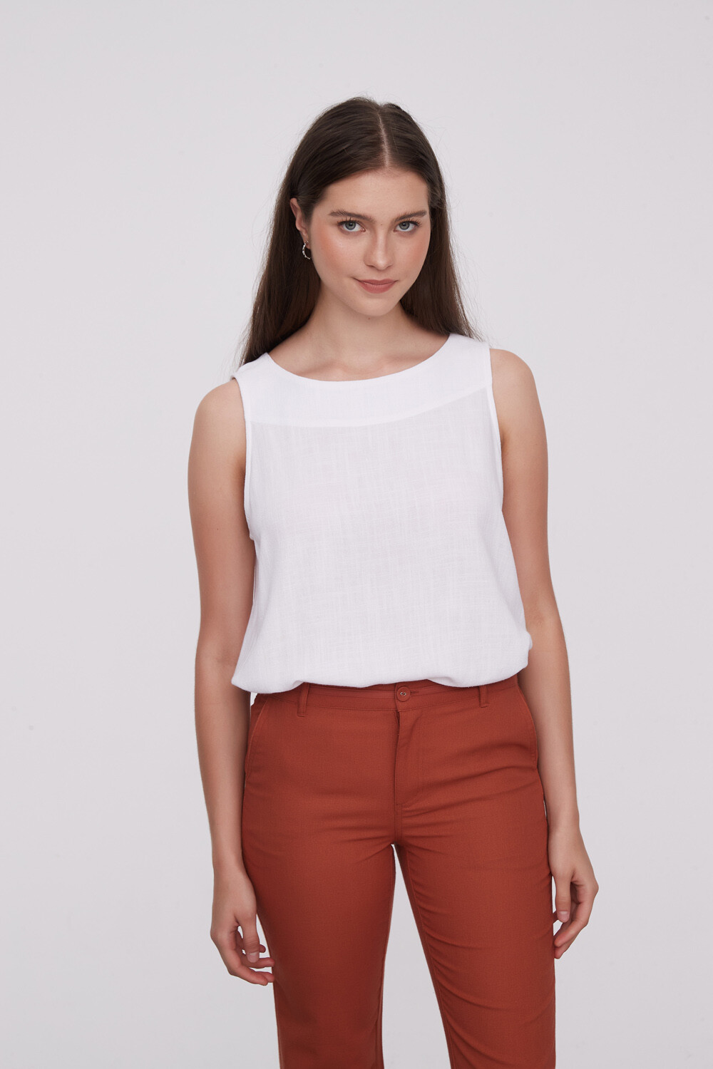 Musculosa Peder Marfil / Off White