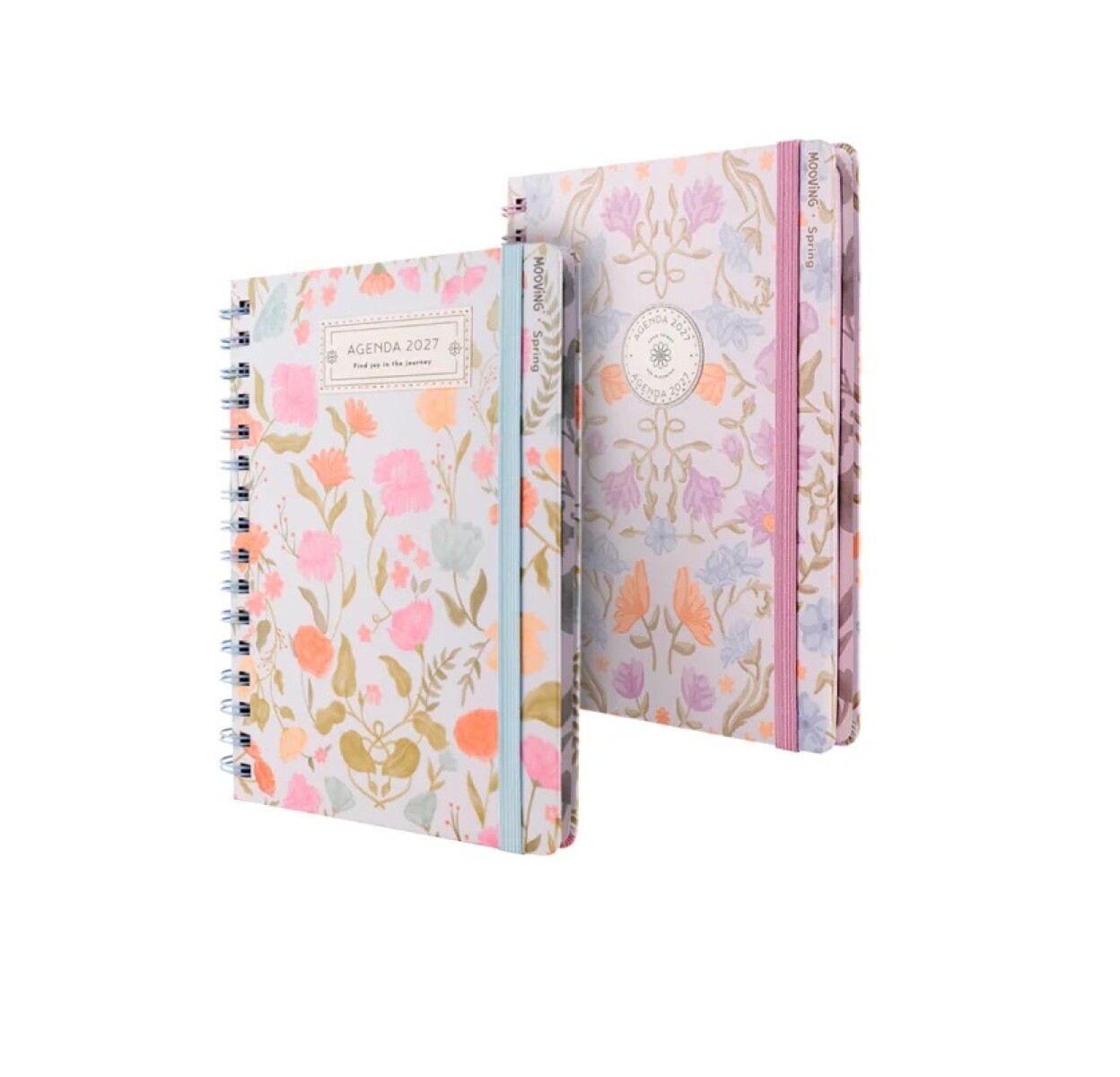 Agenda Mooving Spring 2027 Semanal Con Espiral 