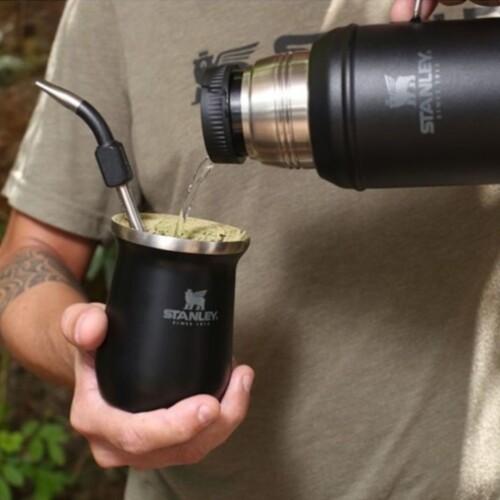 Mate Acero Inox. Negro Stanley Negro