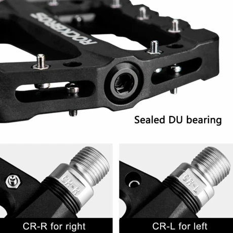 Pedales Para Bicicleta Rockbros Antideslizantes Anchos 001