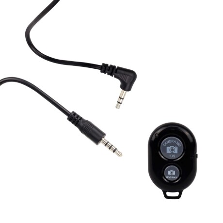 Set Trípode Bluetooth Selfie Stick con Luz Led y Micrófono Negro