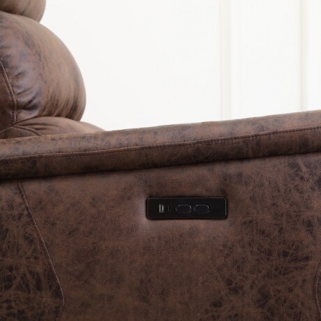 Sillón Reclinable 1 Cuerpo Benson Choco Chocolate