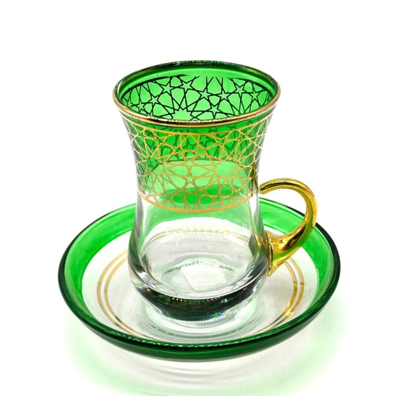 Vaso de té vip color x1 Verde