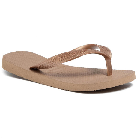 Havaianas Top Calzado Chancleta Ojota Sandalia Playa Rosa Gold