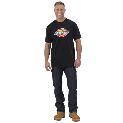 Remera Dickies Tri-Color Logo - Negro Remera Dickies Tri-Color Logo - Negro