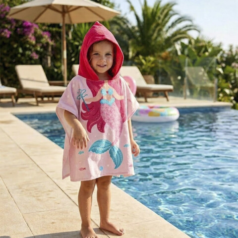 Bata Poncho Dohler 70 x 115 cm Sirenas