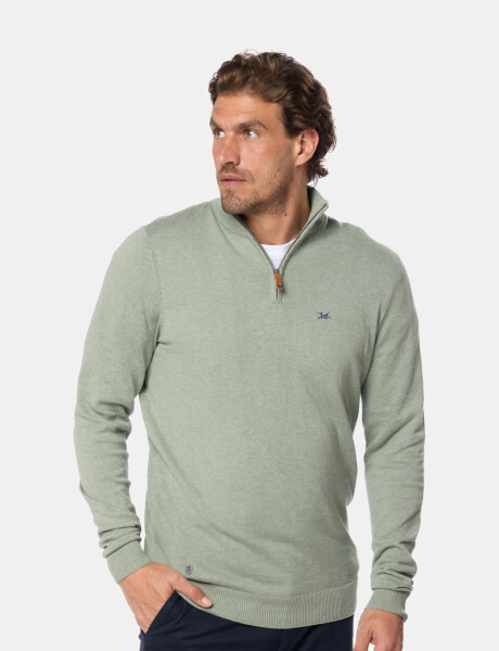 BUZO TEJIDO Pistacho