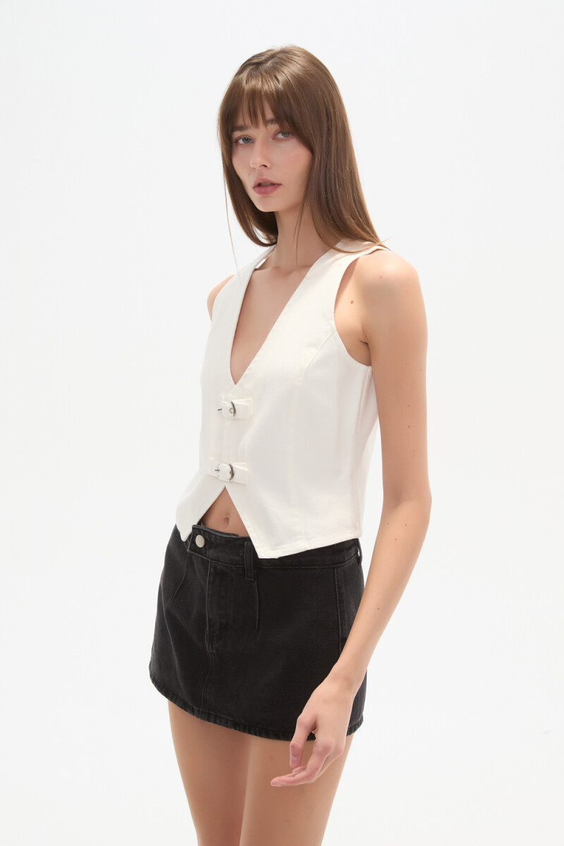 Chaleco Palmanova - Marfil / Off White 