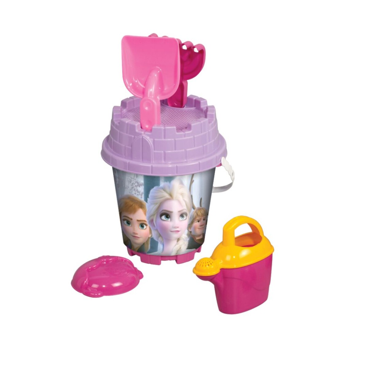 Set De Juego De Playa Redondo 51047 Frozen Con Accesorios Ub - ROSADO 