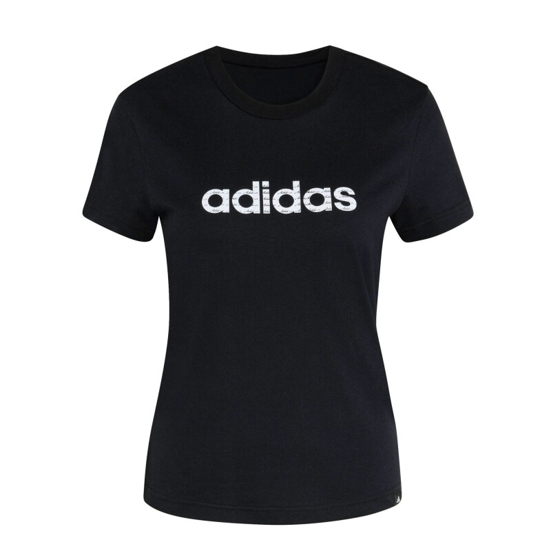 Remera de Mujer Adidas T Shirt Lin W Negro - Blanco