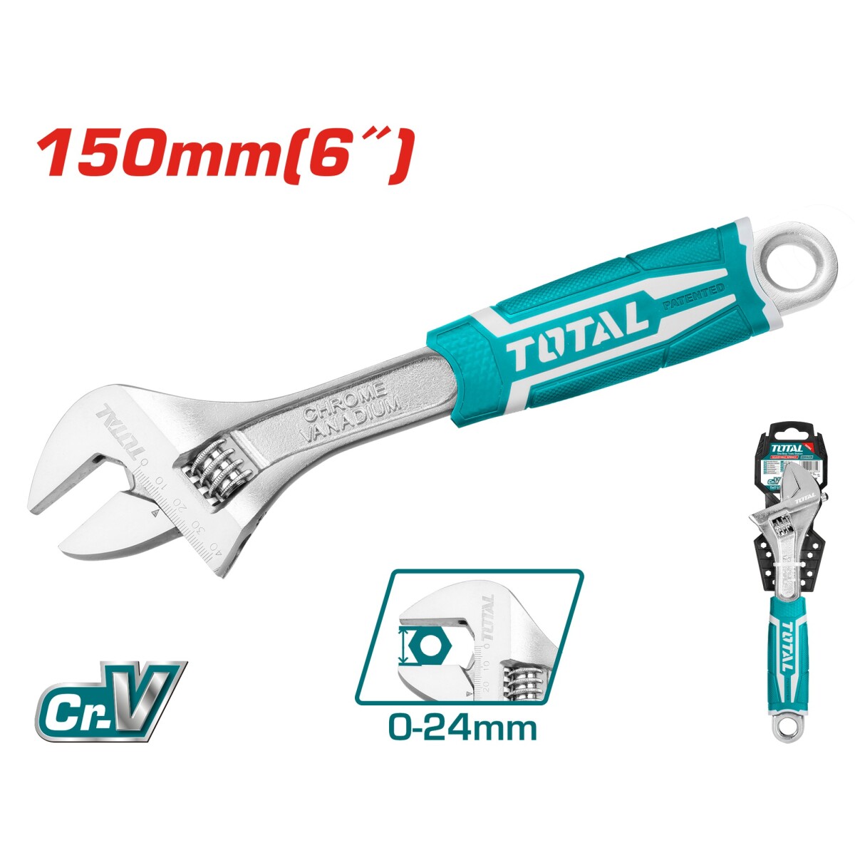 LLAVE AJUSTABLE 6´ TOTAL INDUSTRIAL 