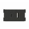 MODULO CARGADOR USB+C 2.4A - ATENEA Módulo Atenea Cargador USB A + USB C 2.1A Gris