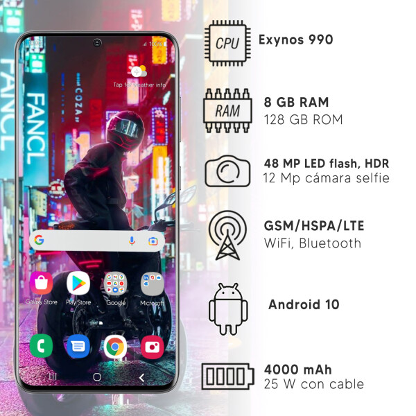 Samsung Galaxy S20 8gb 128gb CEL SAMSUNG S20 8/128 GRIS 5G DF