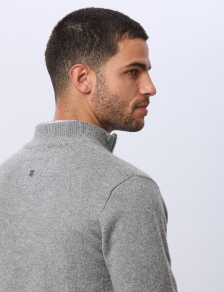 BUZO DE LANA DE ABRIGO Gris claro