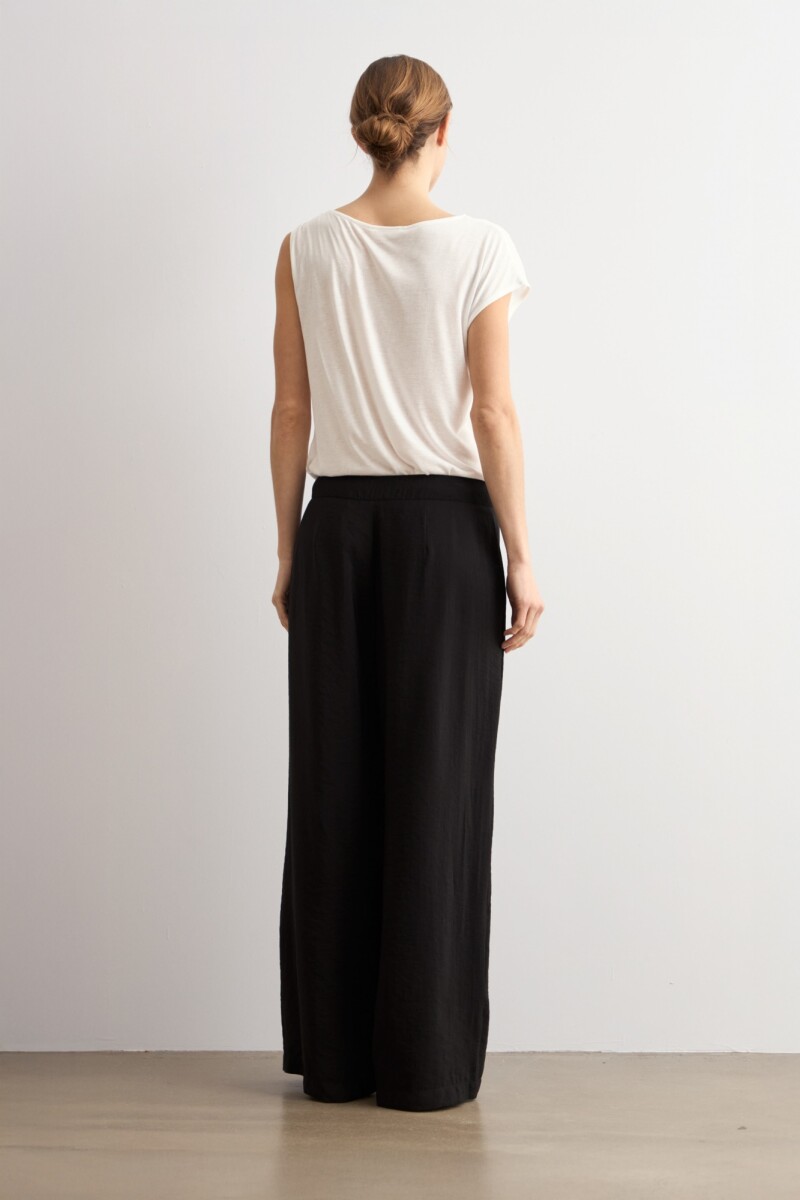 Pantalon recto negro