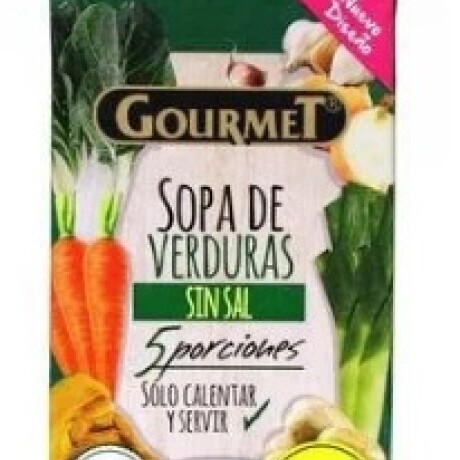 SOPA GOURMET 1L VERDURAS S/SAL SOPA GOURMET 1L VERDURAS S/SAL