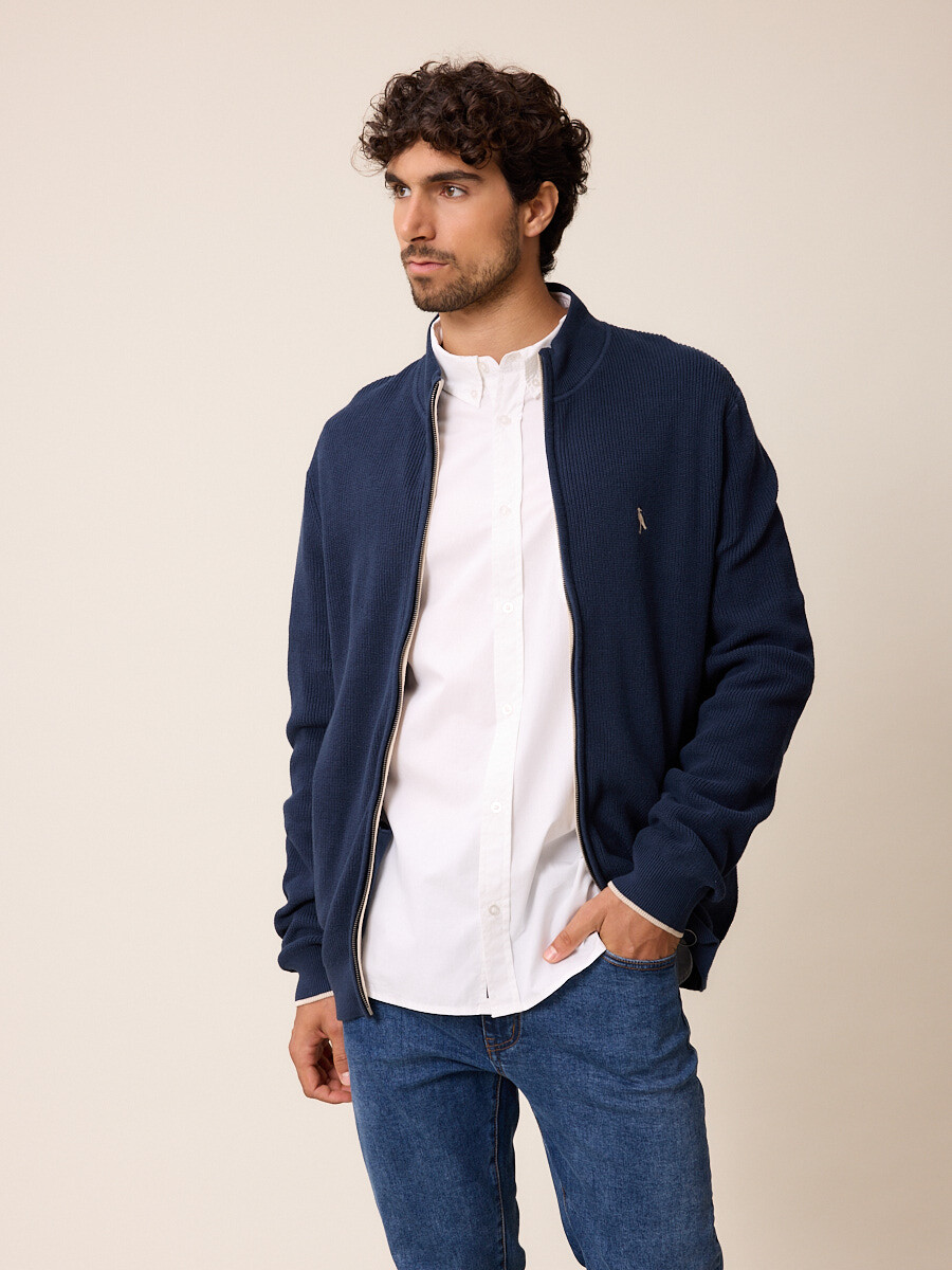 CARDIGAN GONG POLANCO - Indigo 