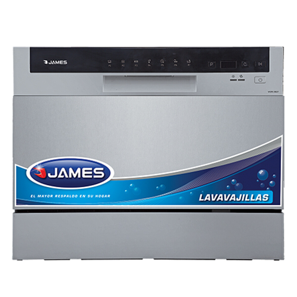 LAVAVAJILLA JAMES LVCM 6CD INOX.Digital Compacto - Sin color 