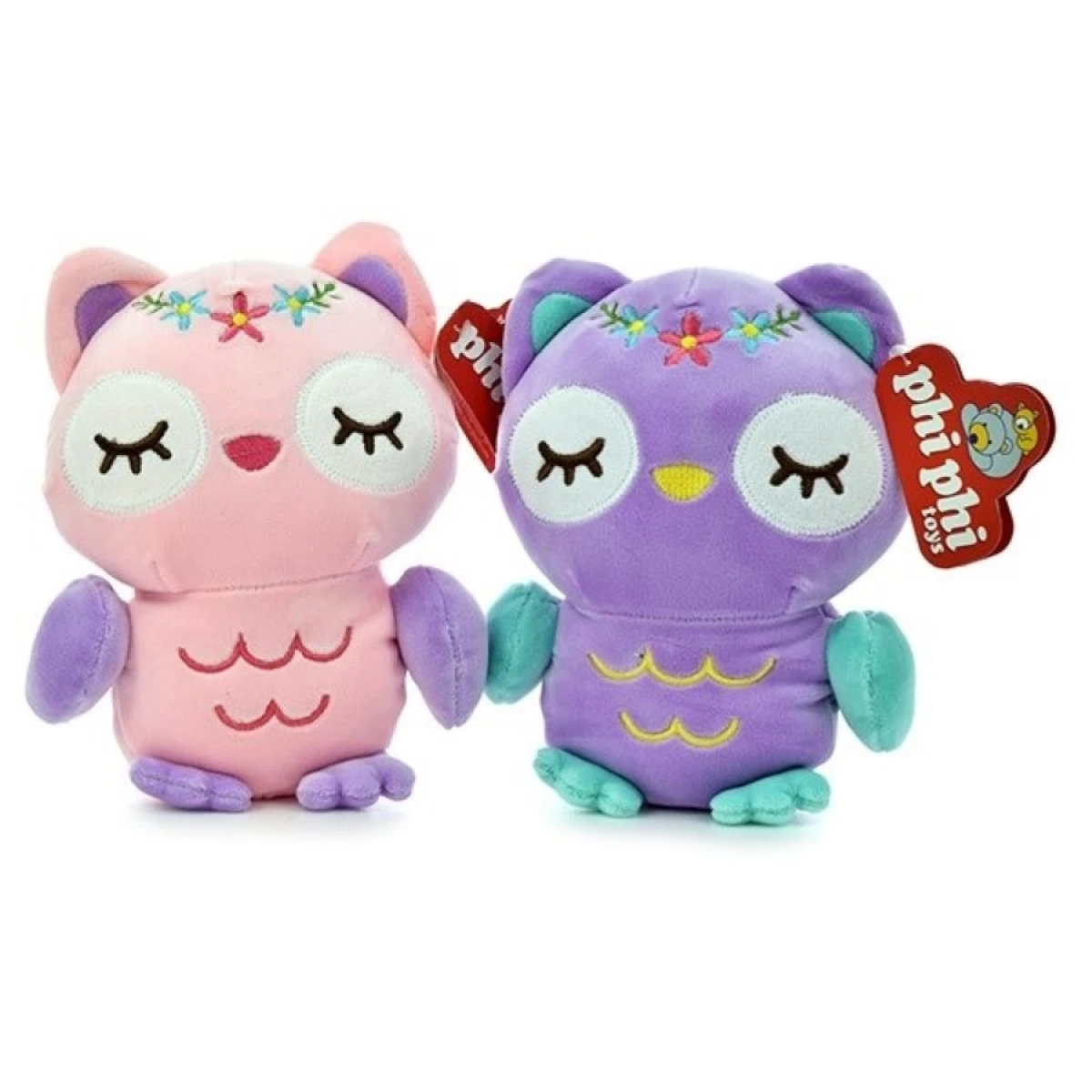 Peluche Phi Phi Toys Búho tela Spandex 18 cm 