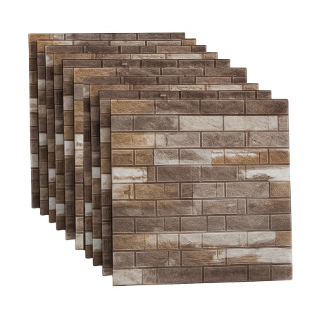 Set x10 Placa De Revestimiento simil piedra TABLA RUSTICA