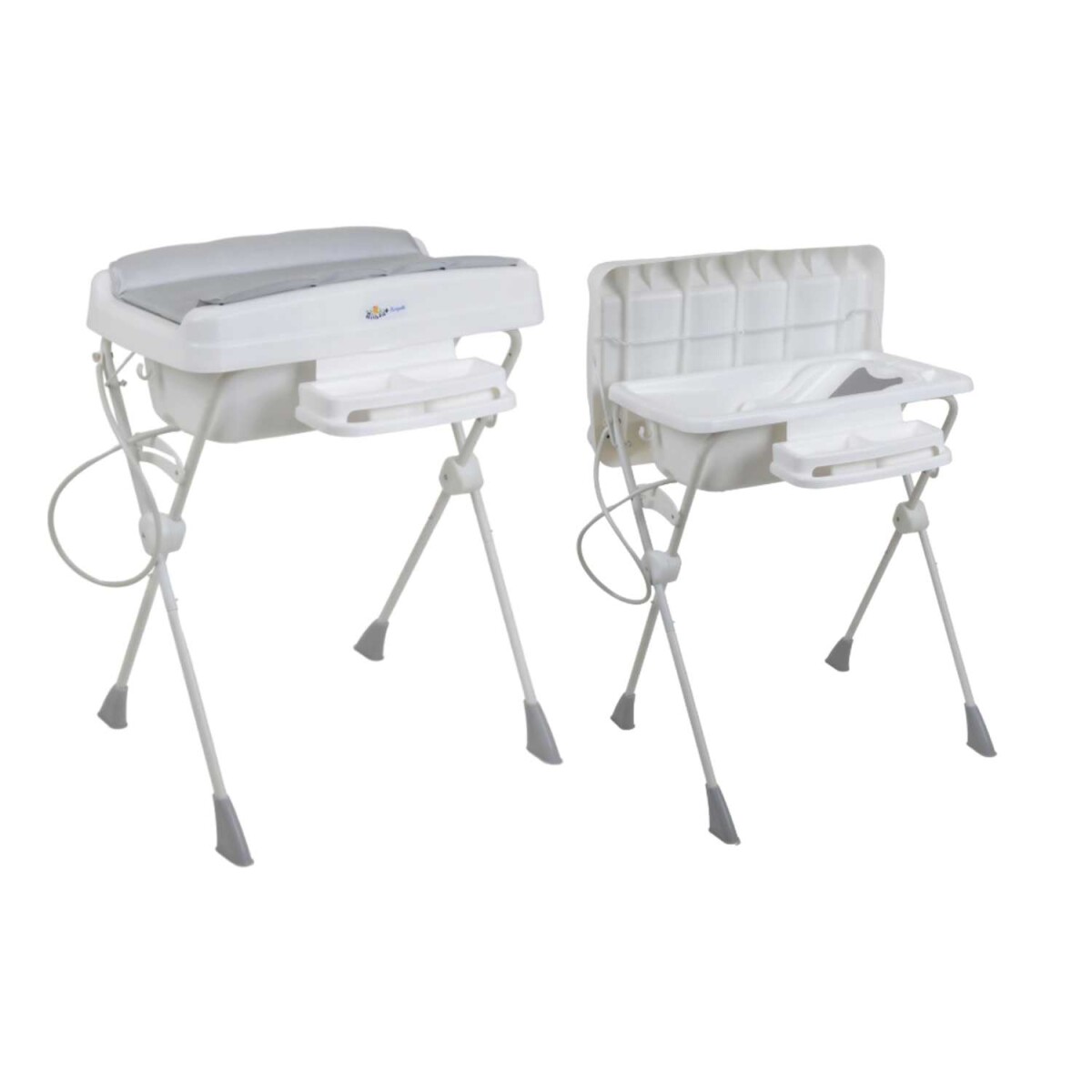 Bañera Silver Burigotto con Cambiador y Portaobjetos - SILVER 