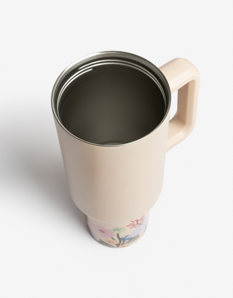 Artículos cocina Vasos Vaso Metálico Floreado - Combinacion Multicolor