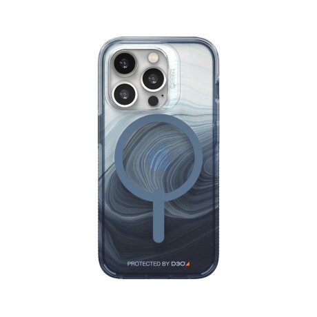 Protector case gear4 milan snap c/ magsafe para iphone 14 pro Blue swirl