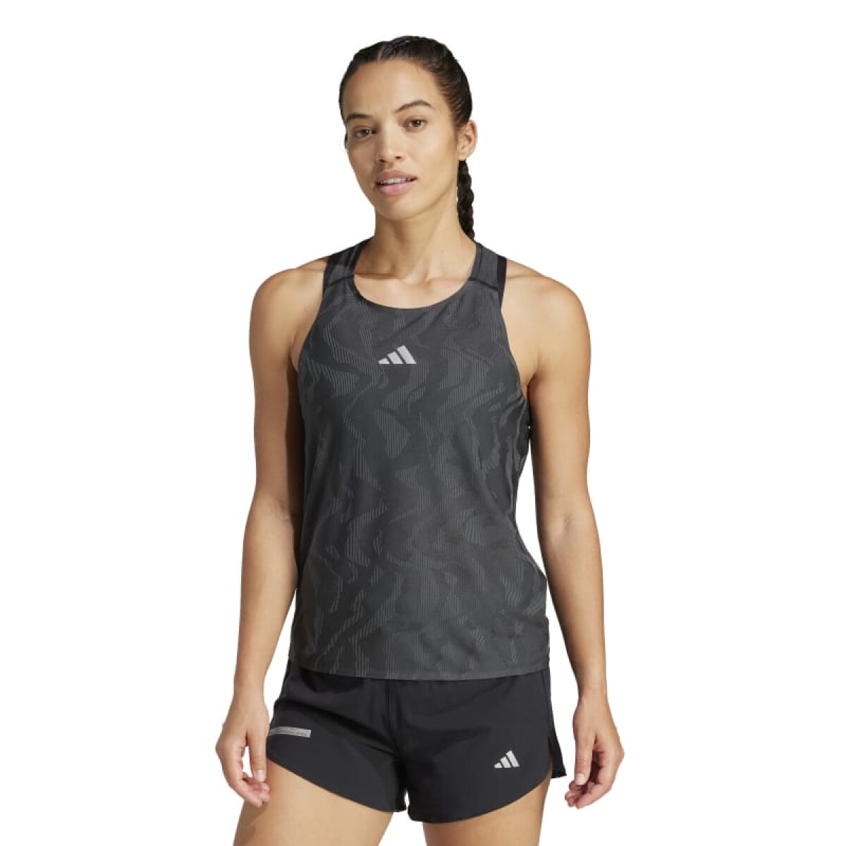 Musculosa Adidas Ultimate Running Engineered CLIMACOOL+ - Negro 