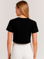 Remera Mulher Negro