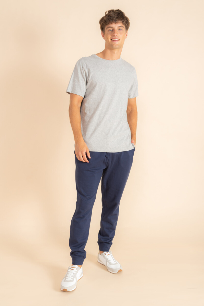Pantalón deportivo con puño - Azul Marino 