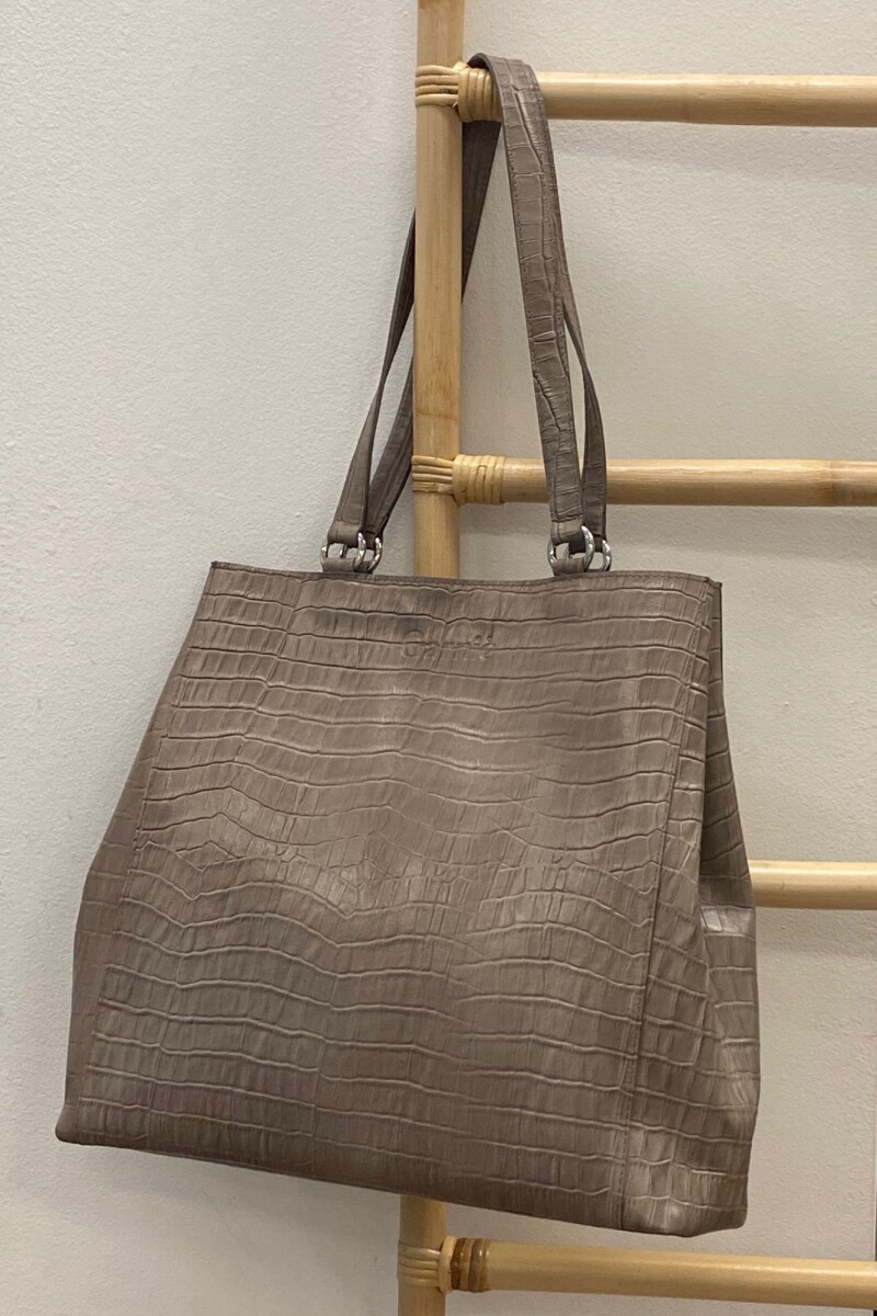 Cartera Regina - Crocco Taupe 